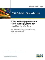 Bsi bs en 50085 2 4 2009