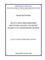 (Luận Văn Thạc Sĩ) Quản Lý Hoạt Động Kiểm Định Chất Lượng Giáo Dục Tại Trường Đại Học Luật Thành Phố Hồ Chí Minh.pdf