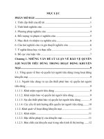 Luận văn thạc sĩ pháp luật doanh nghiệp pháp luật về thuế tiêu thụ đặc biệt đối với ô tô – qua thực tiễn áp dụng tại tỉnh bình dương