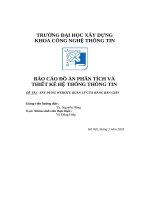 Báo cáo đồ án phân tích và thiết kế hệ thống thông tin đề tài  xây dựng website quản lý cửa hàng bán giày