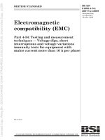 Bsi bs en 61000 4 34 2007 + a1 2009