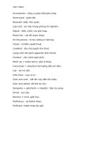 New words 1 ĐỊA CHẤT CÔNG TRÌNH