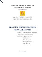 Báo Cáo Btl Thuộc Học Phần Phân Tích Thiết Kế Phần Mềm Phân Tích Thiết Kế Phần Mềm Quản Lý Bán Sách.pdf