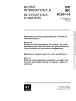 Iec 60244 14 1997