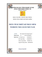 Báo Cáo Btl Thuộc Học Phần Phân Tích Thiết Kế Phần Mềm Phân Tích Thiết Kế Phần Mềm Website Nhà Sách Nhã Nam.pdf