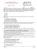 Đề thi thử thpt môn lịch sử có đáp án (25)