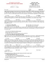 Đề thi thử thpt môn vật lí (299)