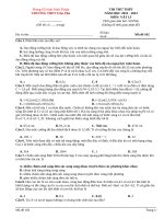 Đề thi thử môn vật lí 12 (75)