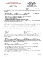 Đề thi thử thpt môn vật lí (255)