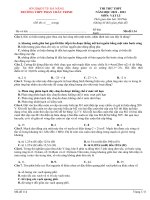 Đề thi thử thpt môn vật lí (235)