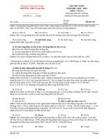 Đề thi thử môn vật lí 12 (72)