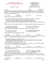 Đề thi thử thpt môn vật lí (220)