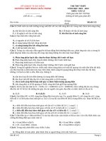 Đề thi thử thpt môn vật lí (236)