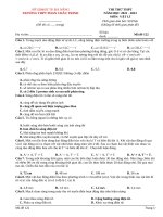 Đề thi thử thpt môn vật lí (197)