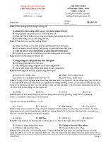 Đề thi thử môn vật lí 12 (67)