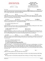 Đề thi thử môn vật lí 12 (71)