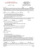 Đề thi thử thpt môn vật lí (301)