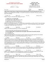 Đề thi thử thpt môn vật lí (252)