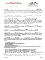 Đề thi thử thpt môn vật lí (133)