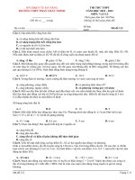 Đề thi thử thpt môn vật lí (233)