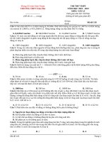 Đề thi thử môn vật lí 12 (66)