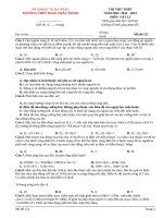 Đề thi thử thpt môn vật lí (217)