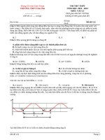Đề thi thử môn vật lí 12 (70)