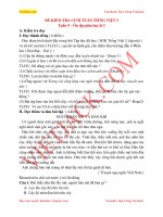 Bài tập cuối tuần Tiếng Việt lớp 3 Tuần 9 có đáp án (Đề 1)