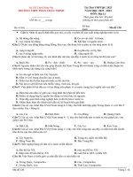 Đề thi thử thpt môn địa lí 2023 (6)