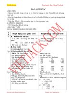 Giáo án Toán lớp 3 bài Luyện tập trang 4 mới, chuẩn nhất