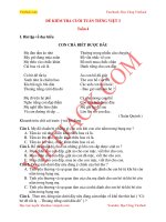 Bài tập cuối tuần Tiếng Việt lớp 3 Tuần 4 có đáp án (Đề 1)