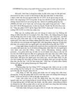 BÀI THU HOẠCH GVMN34: Ứng dụng công nghệ thông tin trong quản lý nhóm, lớp ở cơ sở GDMN