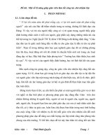 Sáng kiến kinh nghiệm một số kĩ năng giúp giáo viên làm tốt công tác chủ nhiệm lớp