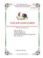 Sáng kiến kinh nghiệm dạy học theo định hướng phát triển năng lực của học sinh trong giờ đọc   hiểu văn bản môn ngữ văn