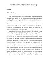 Sáng kiến kinh nghiệm  phương pháp dạy một bài viết hiệu quả