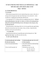 Sáng kiến kinh nghiệm   sử dụng phương pháp thảo luận nhóm để dạy   học môn hóa học lớp 8 thcs