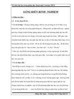 Sáng kiến kinh nghiệm  tổ chức lớp học trong giảng dạy ngoại ngữ ở trường thcs