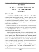 Sáng kiến kinh nghiệm  vai trò của ý nghĩa vật lý trong dạy học môn vật lý bậc trung học cơ sở