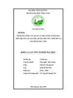 Luận văn đánh giá công tác quản lý nhà nước về đất đai trên địa bàn xã gia phù   huyện phù yên   tỉnh sơn la giai đoạn 2014   2016