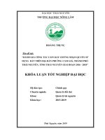 Luận văn đánh giá công tác cấp giấy chứng nhận quyền sử dụng đất trên địa bàn phường cam giá, thành phố thái nguyên, tỉnh thái nguyên giai đoạn 2016   2018