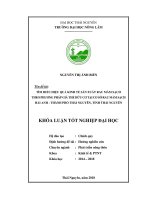 Luận văn tìm hiểu hiệu quả kinh tế sản xuất rau mầm sạch theo phương pháp giá thể hữu cơ tại cơ sở rau mầm sạch hải anh   thành phố thái nguyên