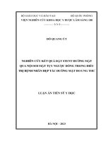 Nghiên Cứu Kết Quả Đặt Stent Đường Mật Qua Nội Soi Mật Tụy Ngược Dòng Trong Điều Trị Bệnh Nhân Hẹp Tắc Đường Mật Do Ung Thư (Full Text).Pdf