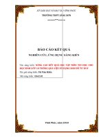 Sáng kiến kinh nghiệm  nâng cao kết quả học tập môn tin học cho học sinh lớp 10 thông qua việc sử dụng bản đồ tư duy