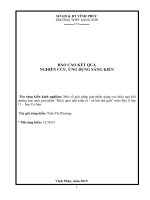 Sáng kiến kinh nghiệm một số giải pháp góp phần nâng cao hiệu quả bồi dưỡng học sinh giỏi phần khái quát nền kinh tế   xã hội thế giới môn địa lí lớp 11 – ban cơ bản
