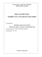 Sáng kiến kinh nghiệm  tìm hiểu thao tác so sánh trong dạy đọc văn phần văn học hiện đại