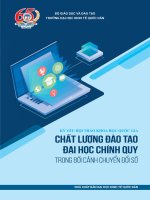Chất lượng đào tạo đại học chính quy trong bối cảnh chuyển đổi số - Kỷ yếu hội thảo khoa học quốc gia