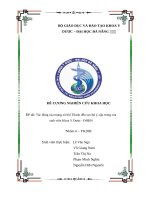 Đề Tài Tác Động Của Mạng Xã Hội Tiktok Đến Sự Chú Ý, Tập Trung Của Sinh Viên Khoa Y Dược - Đhđn.docx