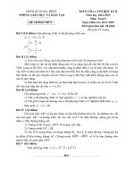 Đề thi học kì 2 môn Toán lớp 9 năm 2022-2023 có đáp án - Phòng GD&ĐT Ba Đình