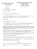 Đề thi thử vào lớp 10 môn Toán năm 2023-2024 có đáp án - Trường THCS Nguyễn Trãi