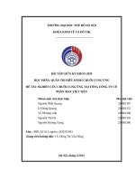 Đề tài nghiên cứu chuỗi cung ứng tại tổng công ty cổ phần may việt tiến